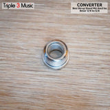 Converter Alumunium besi Skrup sekrup Stand Mic Kecil ke Besar 3/8 ke 5/8