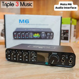 MOTU M6 Audio Interface 6 in 4 out ESS Sabre32 Ultra DAC