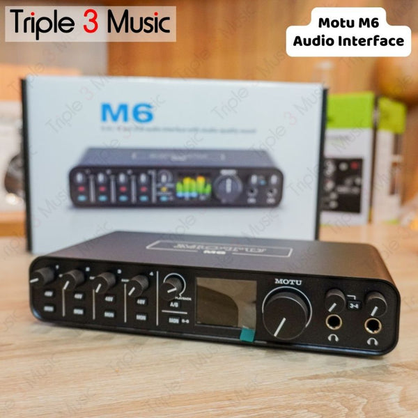 MOTU M6 Audio Interface 6 in 4 out ESS Sabre32 Ultra DAC