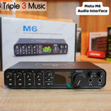 MOTU M6 Audio Interface 6 in 4 out ESS Sabre32 Ultra DAC
