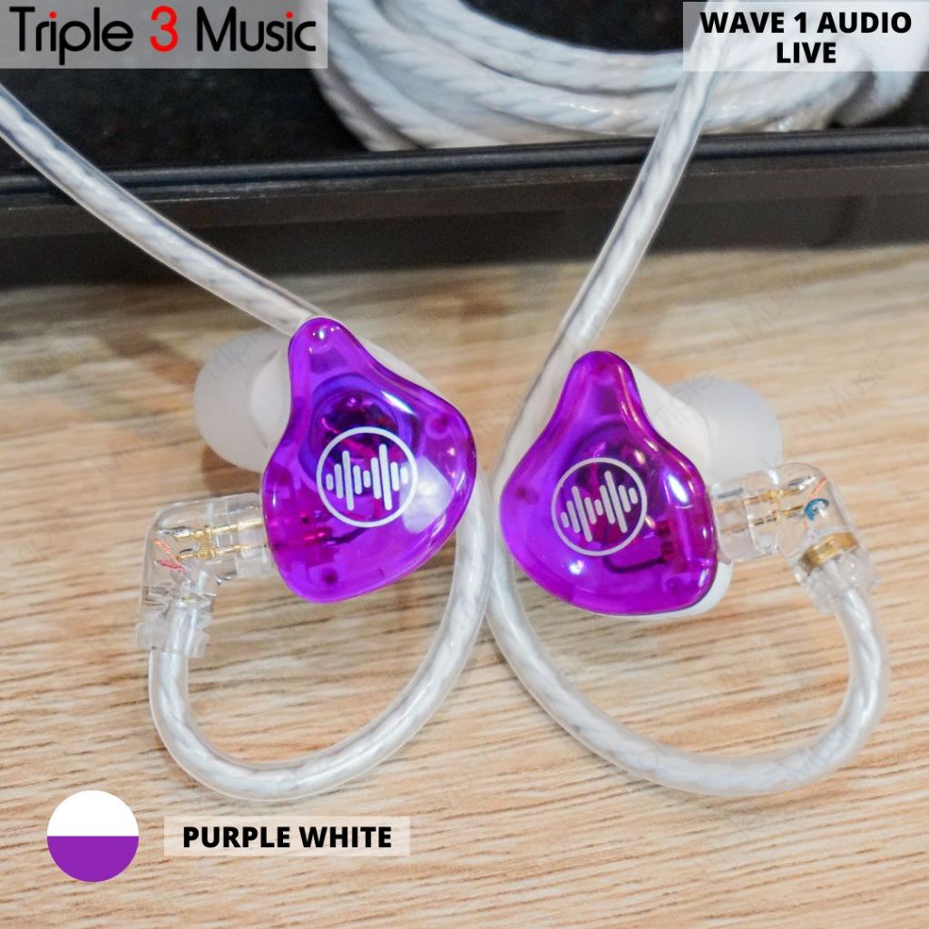 WAVE 1 AUDIO WAVE 1 LIVE IEM IN EAR MONITOR PANGGUNG Multi warna single dynamic driver