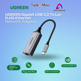 UGREEN Gigabit USB 3.0 To Lan RJ45 Ethernet Network Adapter 50737
