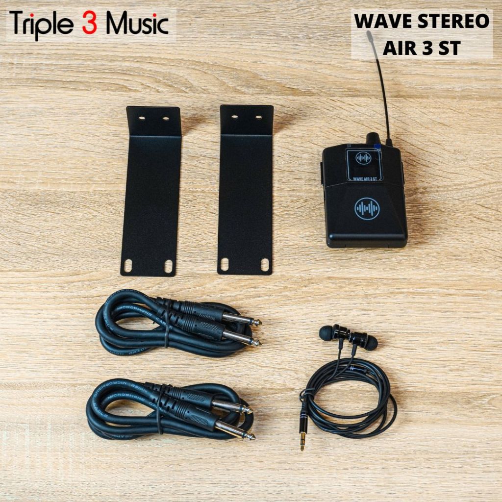 WAVE AIR 3 ST Stereo Wireless IEM System Stage Wave Audio Monitor