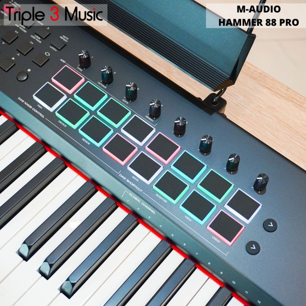 M-AUDIO Hammer 88 Pro 88 keys Midi Controller 88 keys hammer tuts