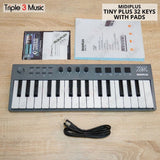 Midiplus TINY + plus with pad Keyboard Mini Midi controller 32 keys