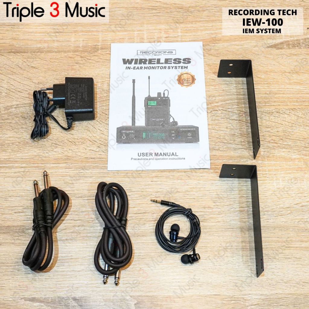 RECORDING TECH IEW-100 IEW100 IEW 100 wireless IEM in ear monitor