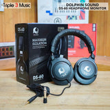 Dolphin Sound ISK DS60 Headphone monitor Flat Closed Pengganti Dolphin sound DS50