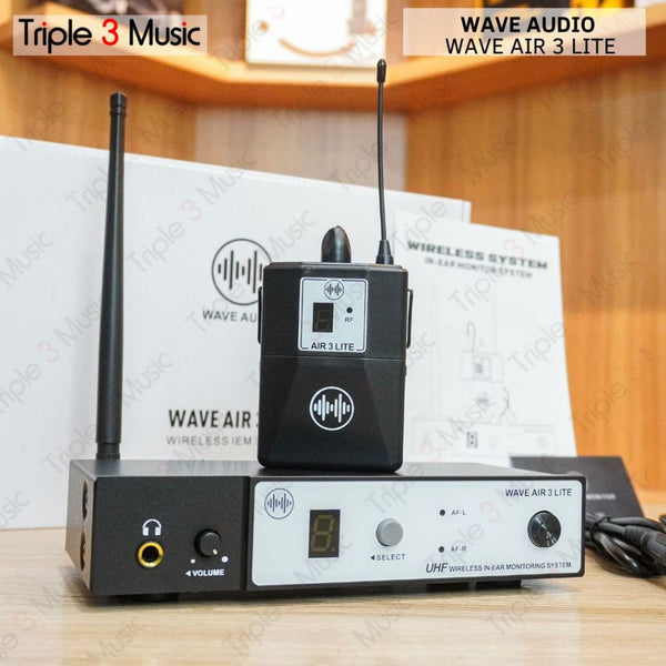 WAVE AIR 3 lite wireless IEM system stage panggung wave audio monitor - 1TX 1RX