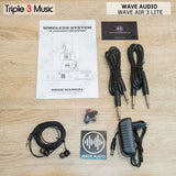 WAVE AIR 3 lite wireless IEM system stage panggung wave audio monitor - 1TX 1RX