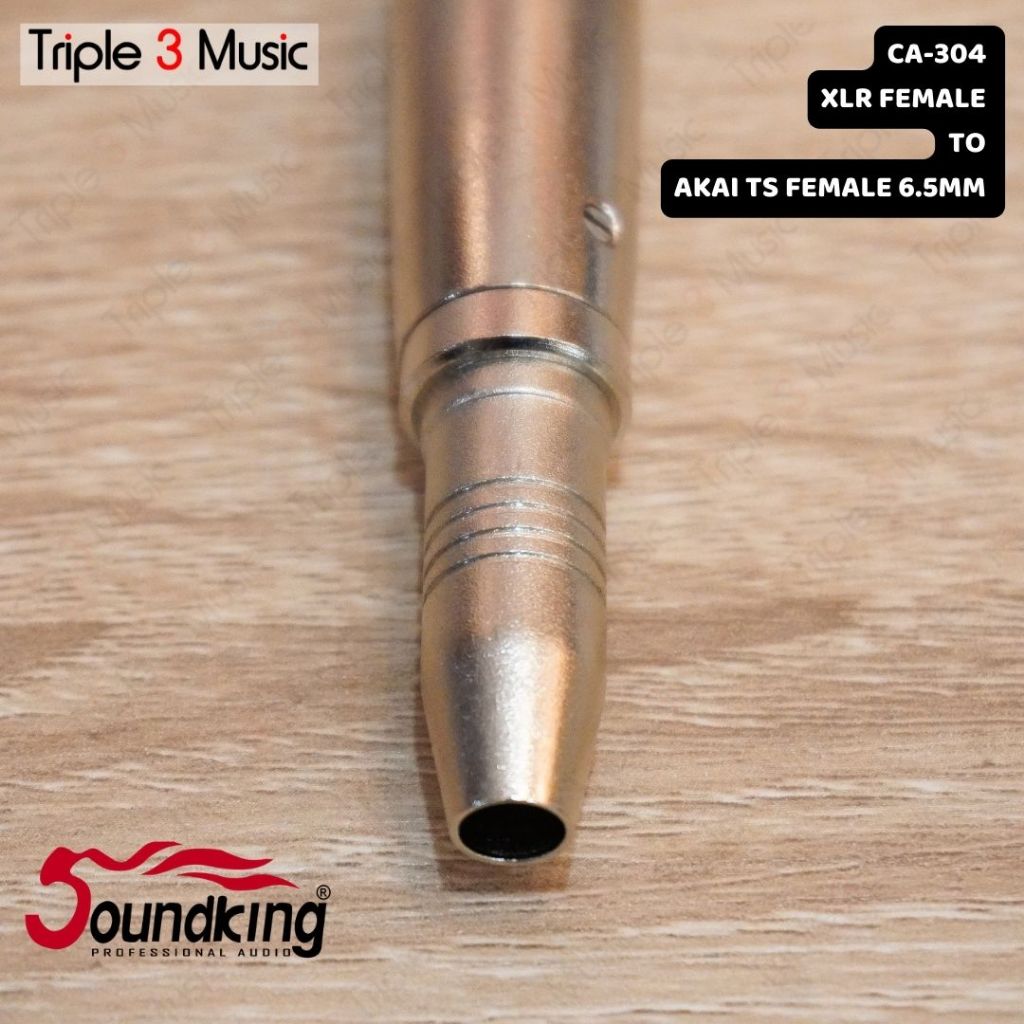 SOUNDKING CA 304 Adapter Converter XLR FEMALE TO Akai ts Female 6,5mm
