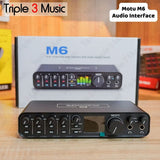 MOTU M6 Audio Interface 6 in 4 out ESS Sabre32 Ultra DAC