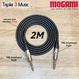 Mogami 2549 TRS 6,5mm male to TRS 6.5mm male Kabel speaker Balance with Jack amphenol