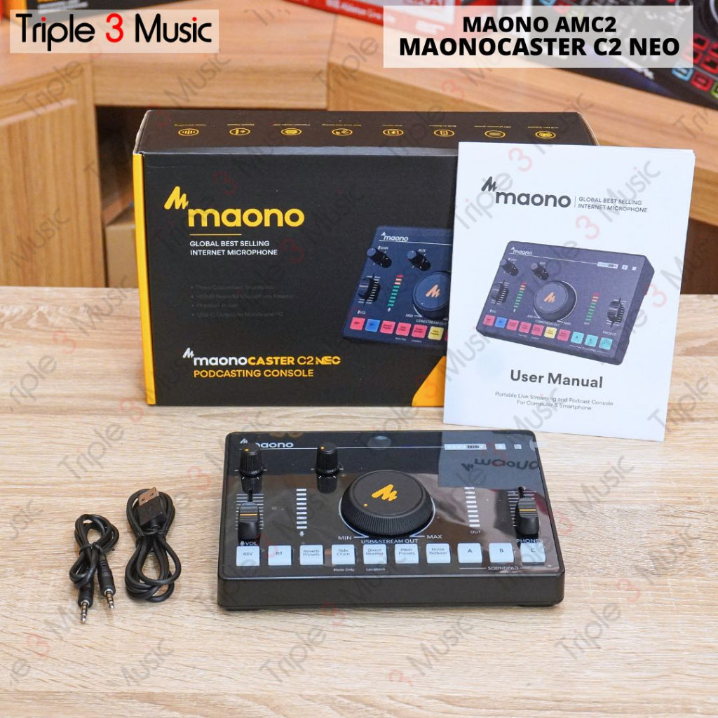Maono Amc2 Neo AMC 2 neo Soundcard Live Streaming smartphone PC