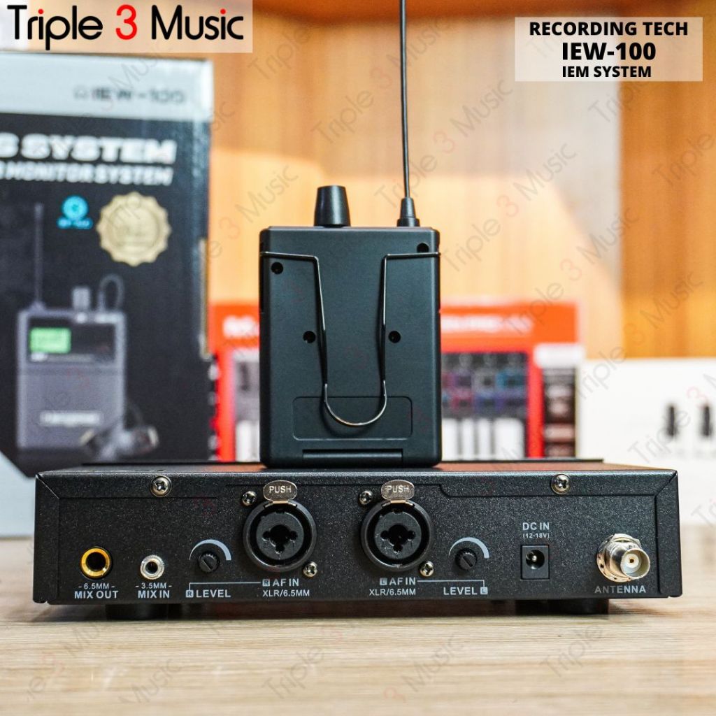 RECORDING TECH IEW-100 IEW100 IEW 100 wireless IEM in ear monitor