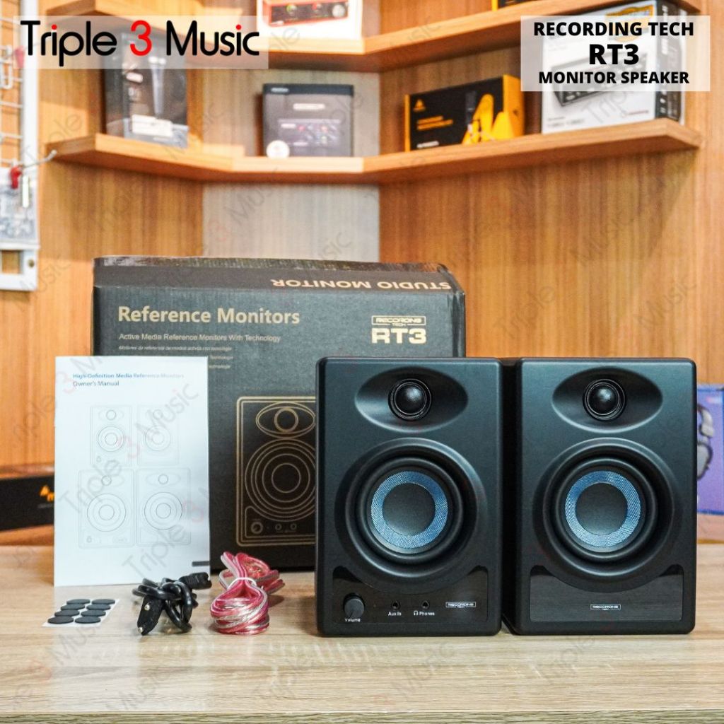 Recording Tech RT3 Speaker Monitor flat