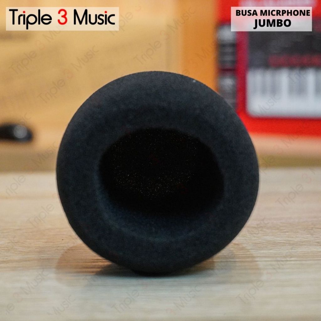 Busa Mic BESAR JUMBO spon Foam Mic Condenser besar mikrofon