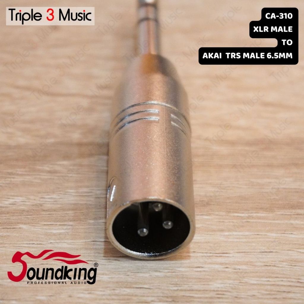 SOUNDKING CA 310 Adapter converter XLR MALE to TRS AKAI Male 6.5