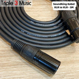 Soundking Kabel Microphone Mic XLR FEMALE TO XLR MALE 3m