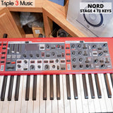 NORD STAGE 4 73 keys Hammer Action keyboard PIANO with Aftertouch Triple3music