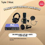 Paket Recording Dolphin sound DS Orca Premium Bundle with Mic+headphone