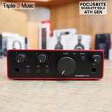 Focusrite Scarlett Solo 4th Gen USB Audio Interface ORIGINAL RESMI