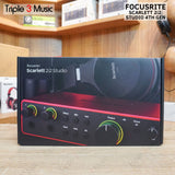 Focusrite Scarlett 2i2 Studio 4th Gen Paket recording ORIGINAL