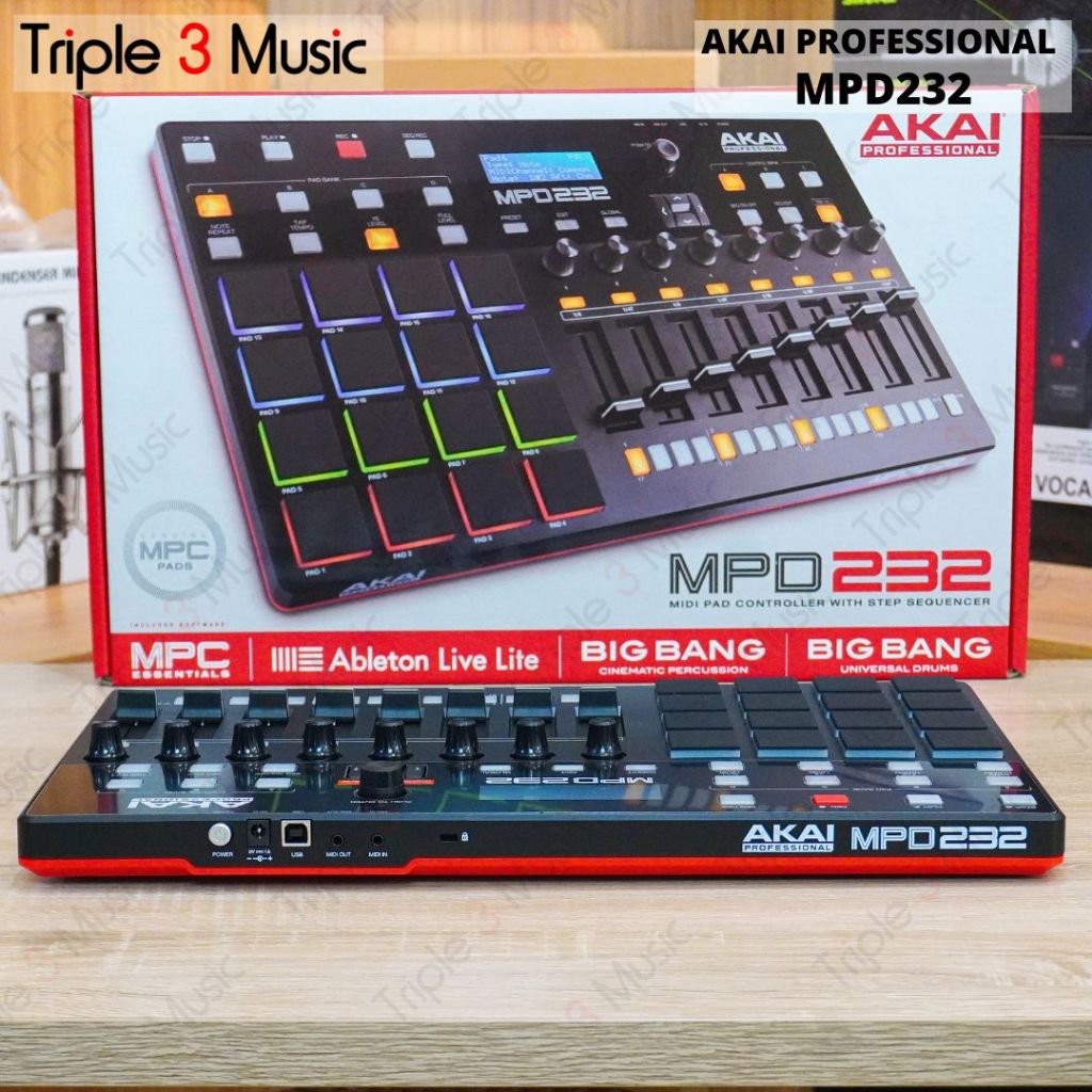 Akai MPD 232 USB Midi Pad Controller Sequencer