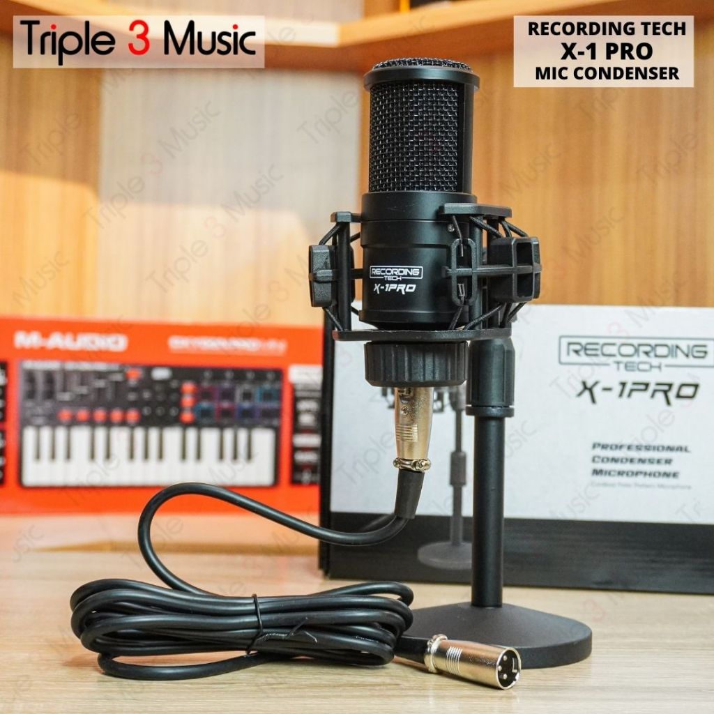 Recording Tech X1 X 1 X-1 Mic XLR Condenser Microphone ORIGINAL