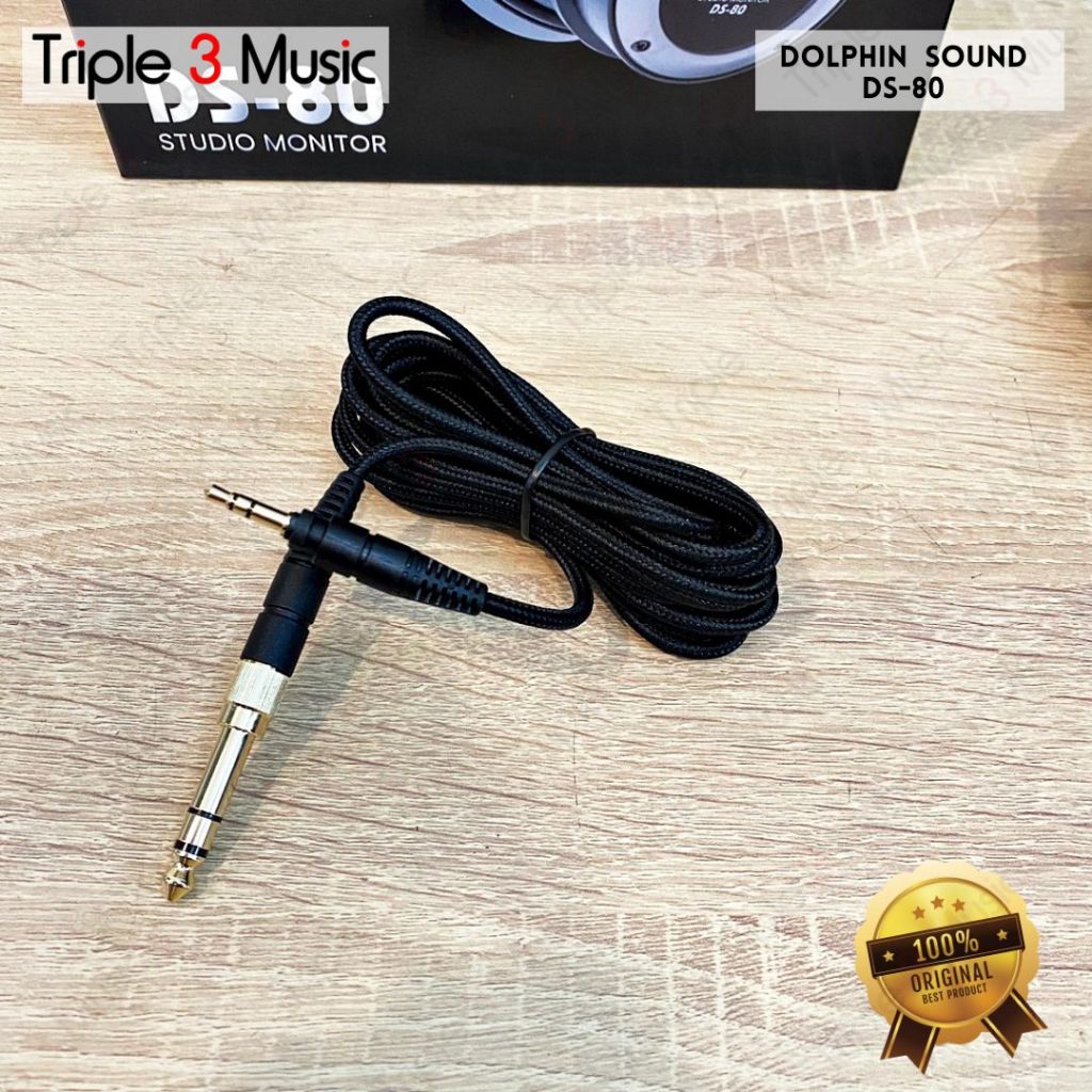 Dolphin sound ISK DS80 DS 80 DS-80 Headphone Monitor Flat Premium