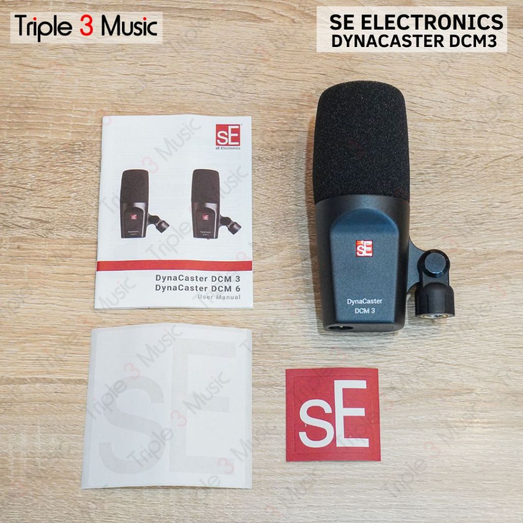 SE Electronics DCM3 DCM 3 DynaCaster Mic Dynamic Broadcast podcast