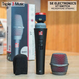 SE Electronics V7 Switch / no switch Supercardioid Mic Dynamic Handheld