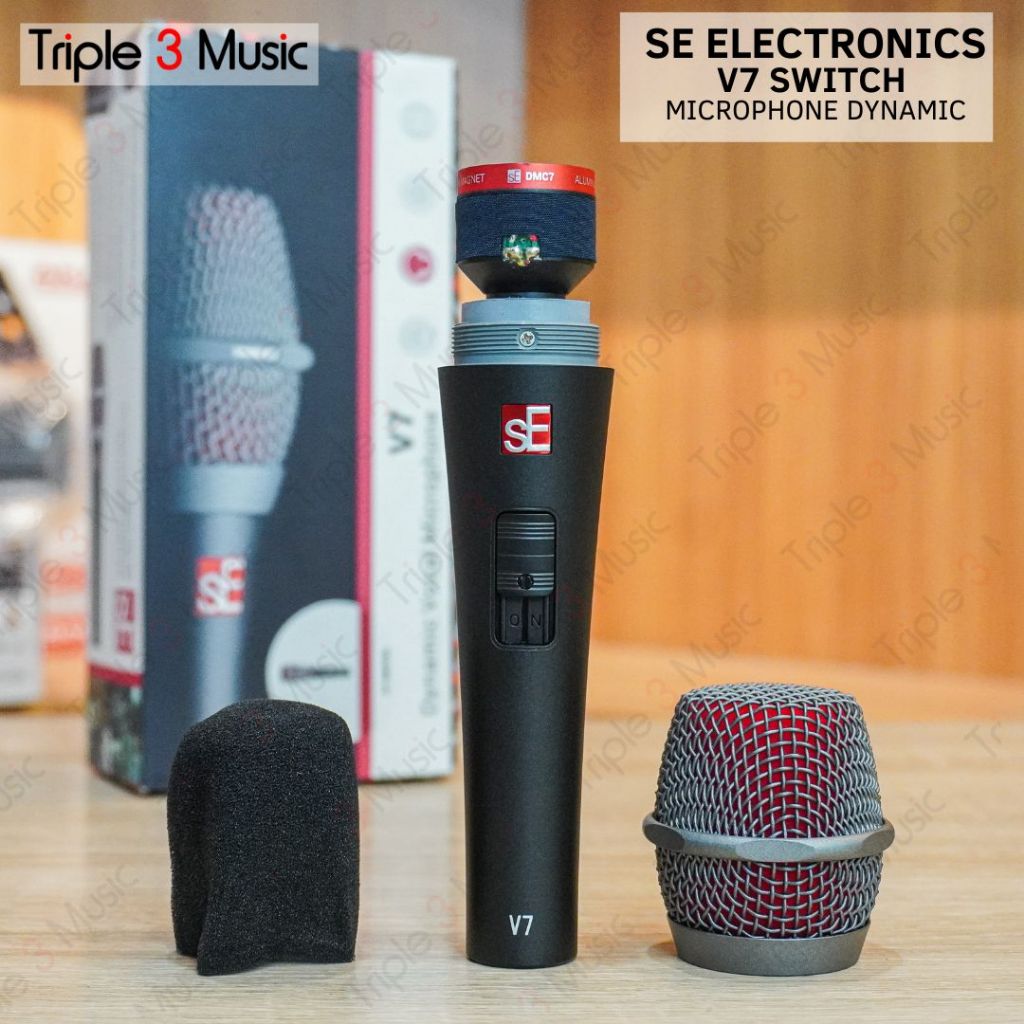 SE Electronics V7 Switch / no switch Supercardioid Mic Dynamic Handheld