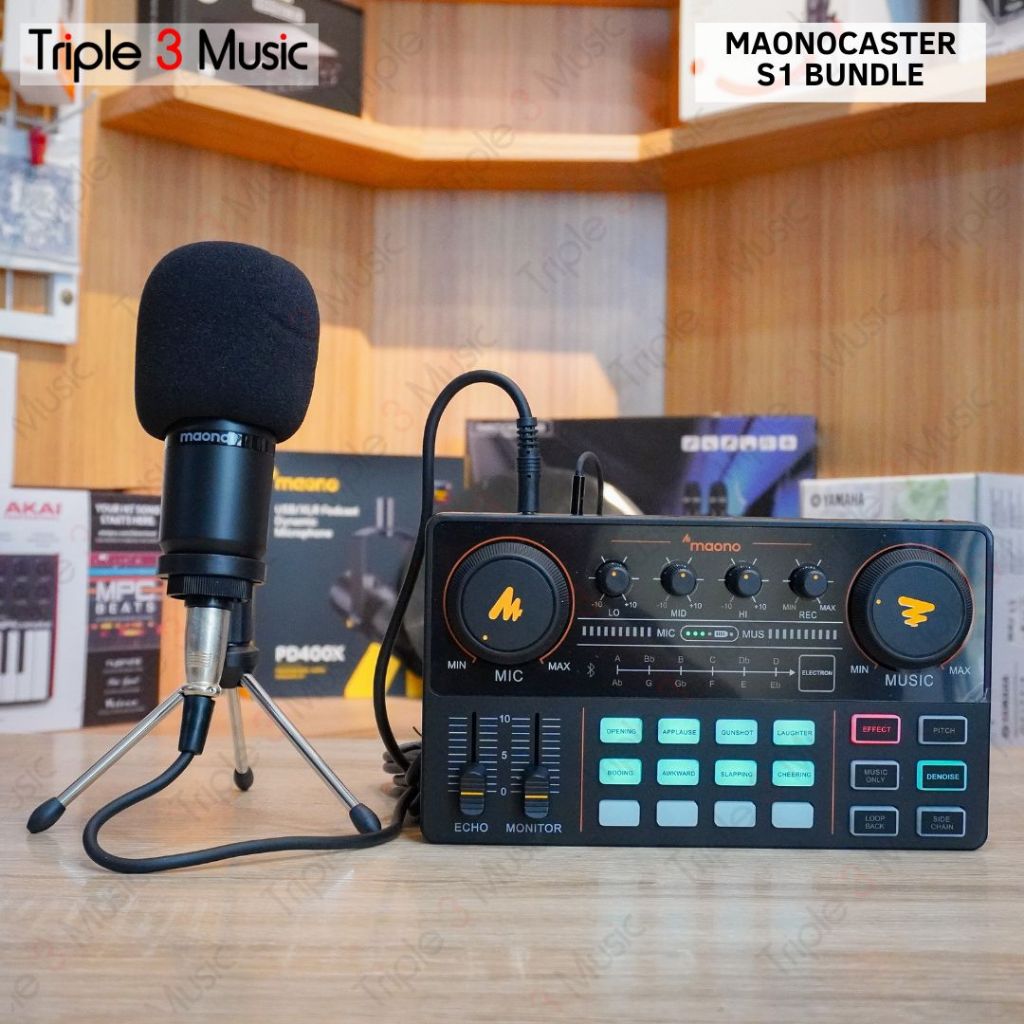 MAONOCASTER Lite Maono AM200 S1 STARTER BUNDLE Paket podcast
