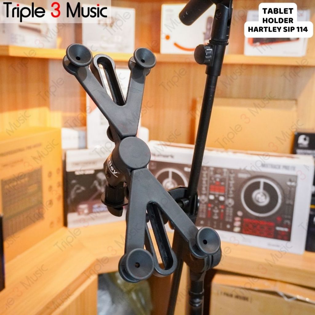 Hartley Tablet Ipad Smartphone tab holder jepit stand mic 7-11 inc