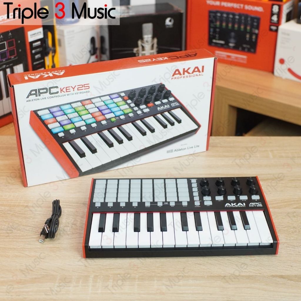 Akai APC Key 25 Midi controller 25 key With launchpad