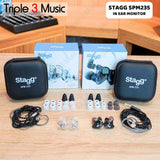 STAGG SPM235 SPM 235 In Ear Monitor IEM Dual Driver ORIGINAL