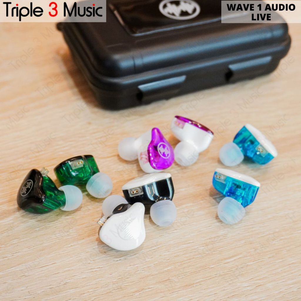 WAVE 1 AUDIO WAVE 1 LIVE IEM IN EAR MONITOR PANGGUNG Multi warna single dynamic driver