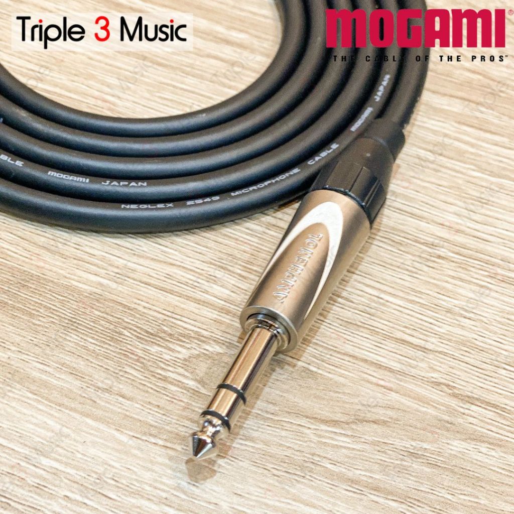 Mogami 2549 TRS 6,5mm male to TRS 6.5mm male Kabel speaker Balance with Jack amphenol
