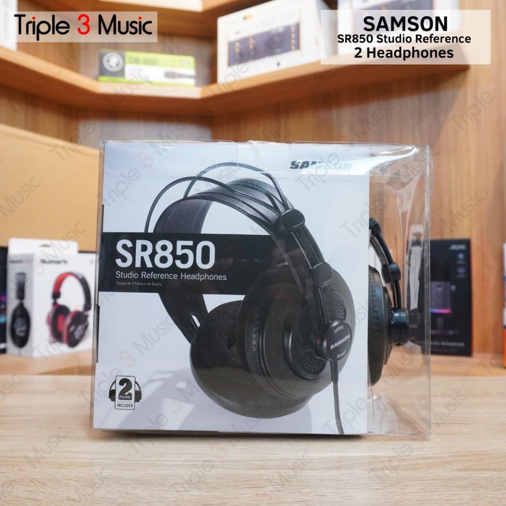 Samson SR850 Semi-Open Studio Headphone 2 Pcs