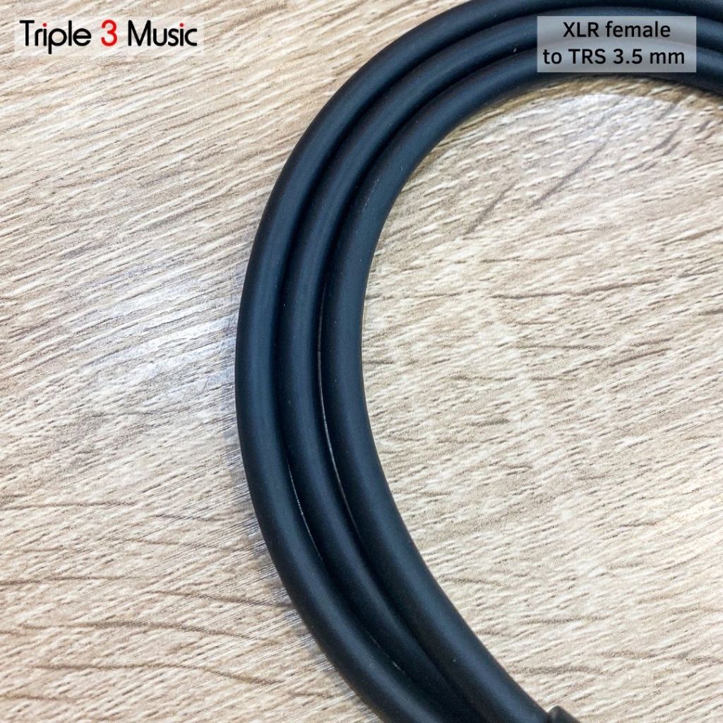 Kabel XLR Female To 3.5mm Male 1m kabel Mic bm800 bm8000 ke Splitter