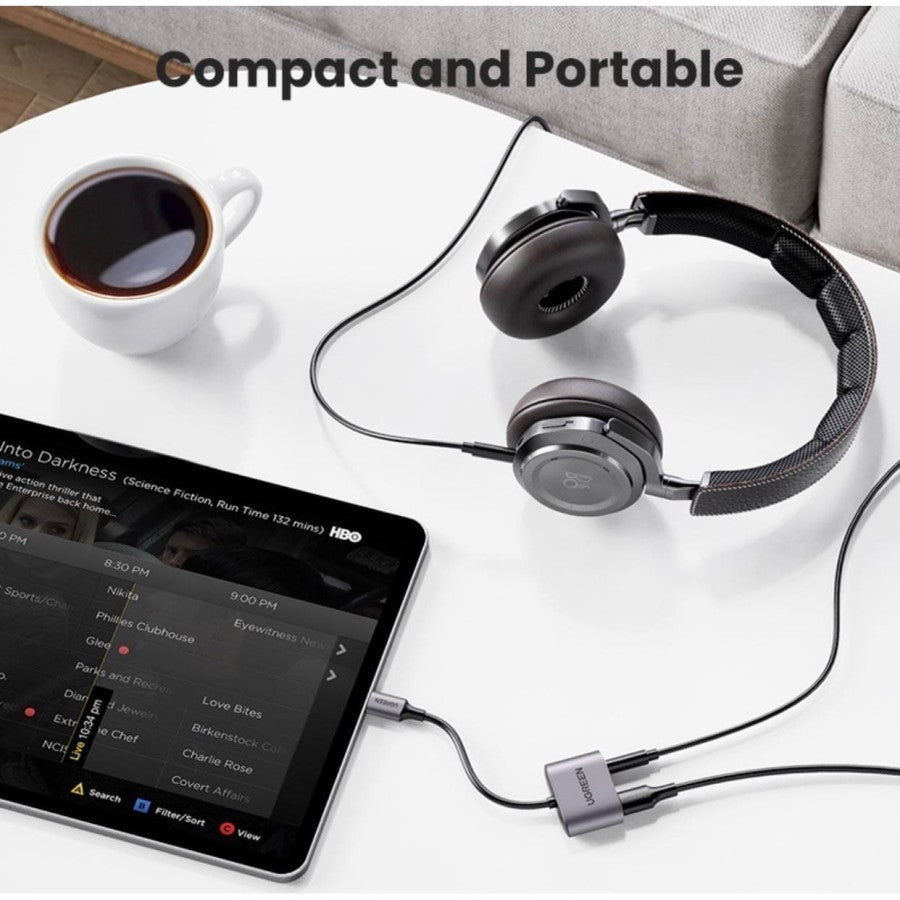 UGREEN Adapter USB C To 3.5mm Audio Charging Samsung iPad Pro 60164
