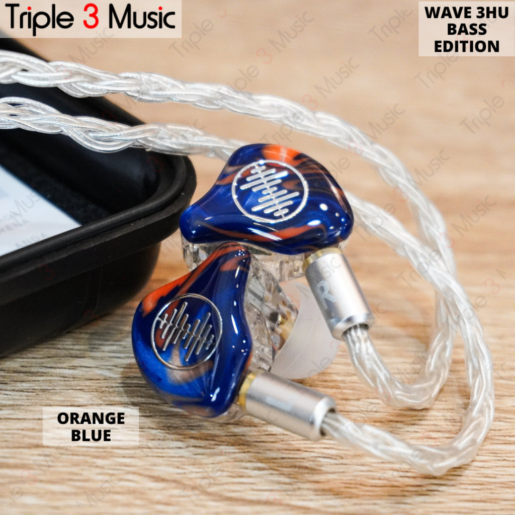 Wave IEM Wave 3HU BASS edition in ear monitor panggung triple driver