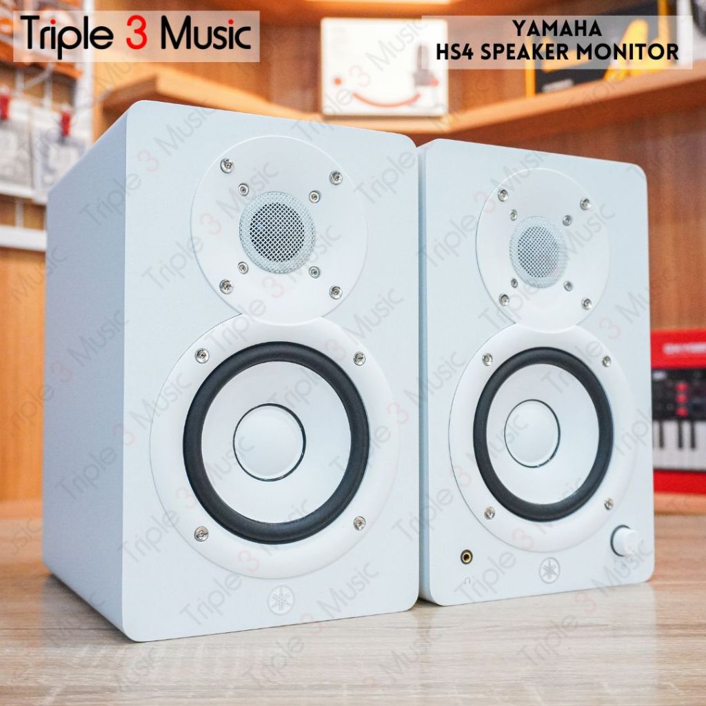 YAMAHA HS4 HS-4 HS 4 Speaker Monitor Flat Sepasang