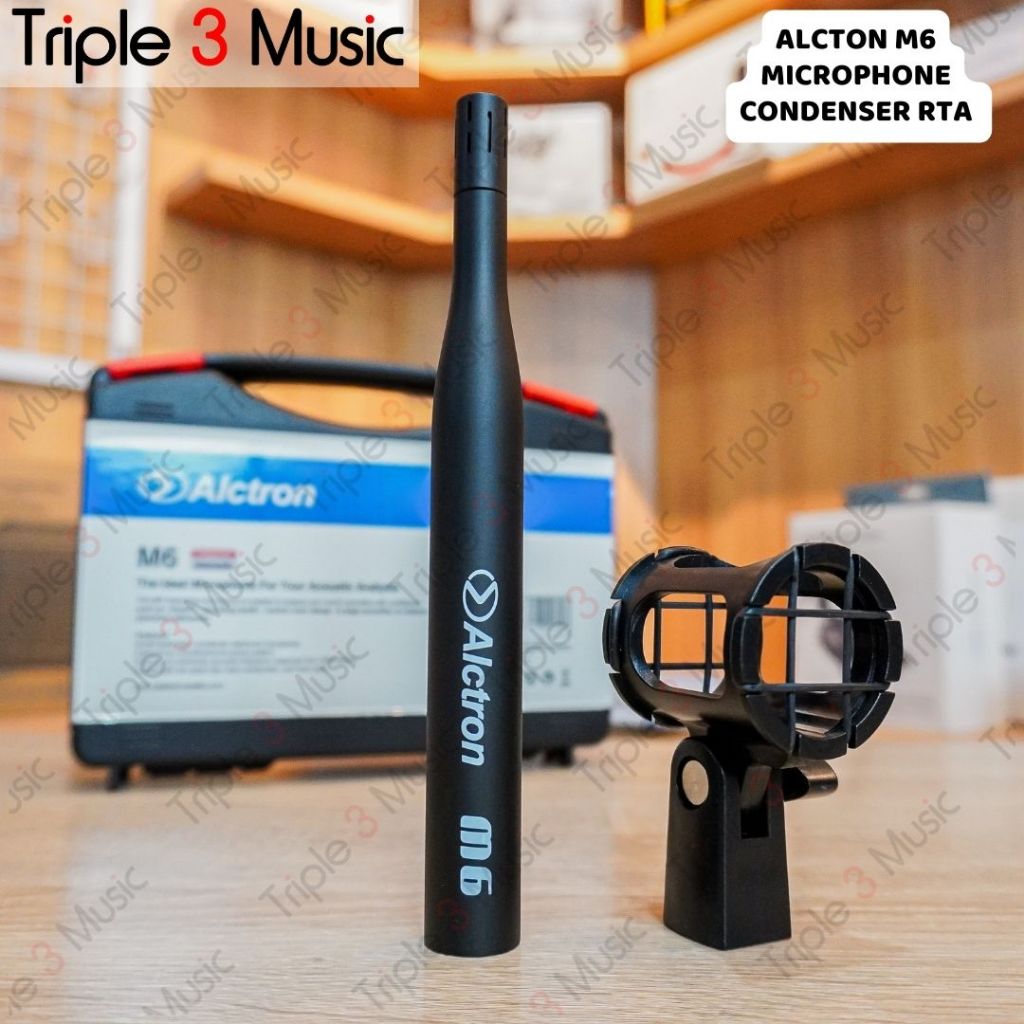 ALCTRON M6 MIC ELECTRET MIC BUAT RTA REAL TIME ANALYZER