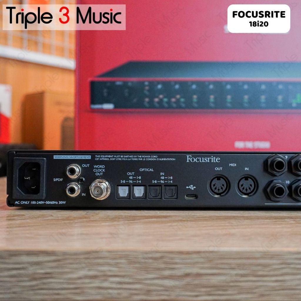 Focusrite Scarlett 18i20 3rd Gen ORIGINAL Garansi Soundcard Recording