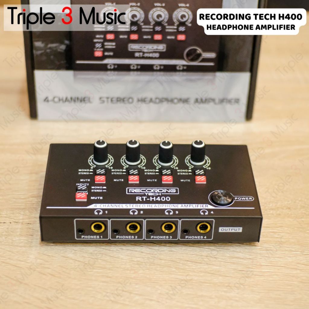 RECORDING TECH H400 Amply headphone 4 channel
