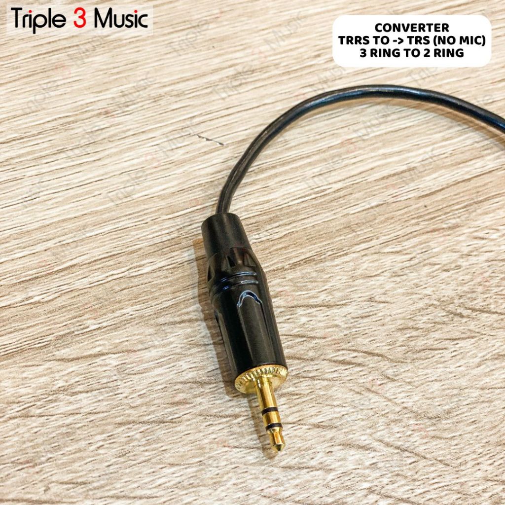 Kabel Converter TRRS Female 3.5mm to TRS male 3.5mm 18cm OFC JAPAN STANDARD