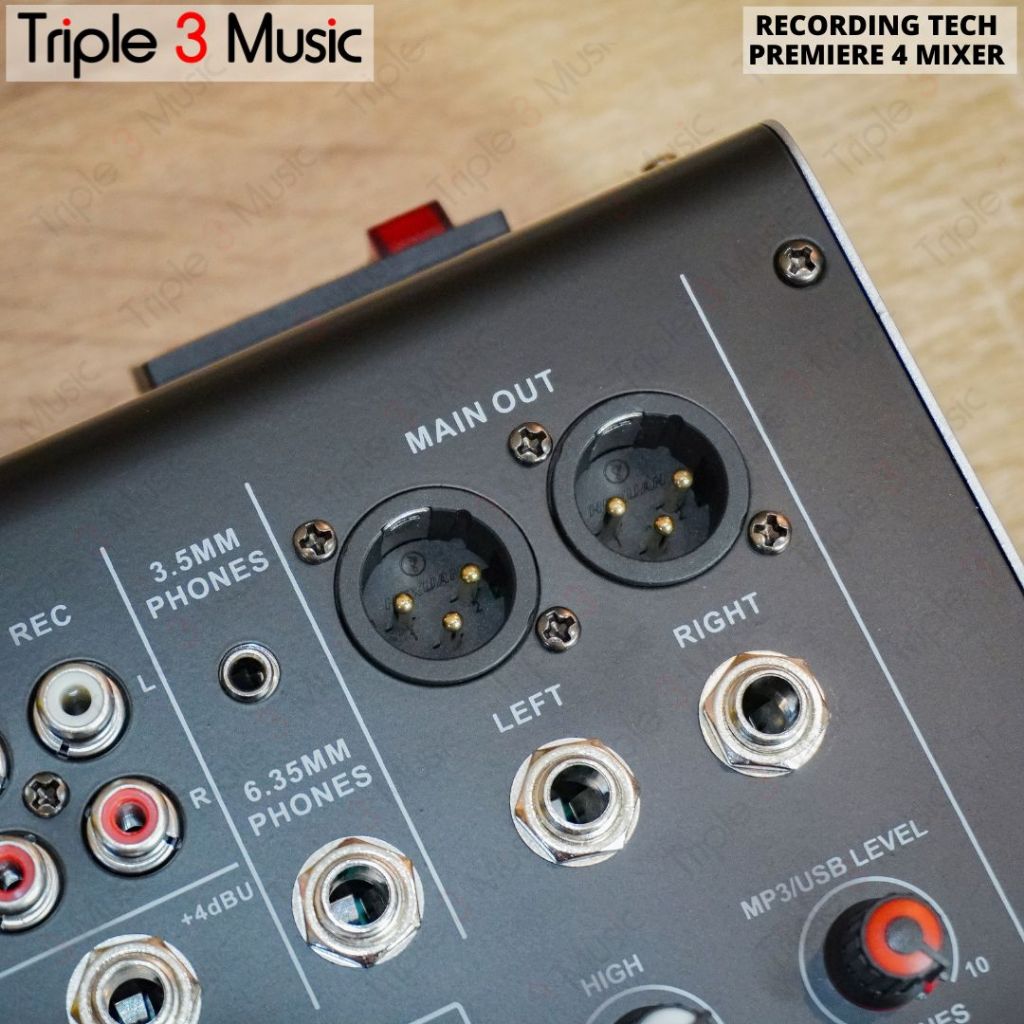 RECORDING TECH PREMIERE 4 Mixer USB 4 Channel