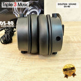 Dolphin sound ISK DS80 DS 80 DS-80 Headphone Monitor Flat Premium