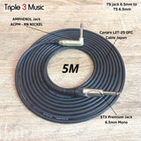 Kabel Instrument jack GITAR TS to TS L 5m OFC japan Standard L2T2S